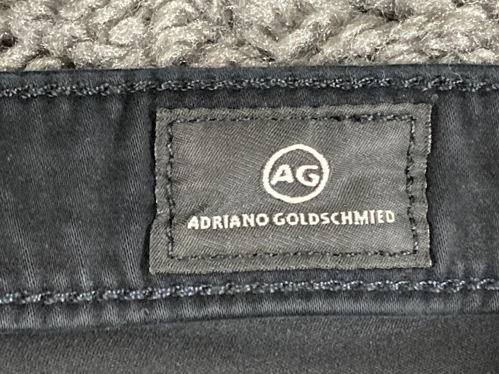AG Adriano Goldschmied Womens Jeans Black The Stevie Ankle Slim Straight Sz  26R