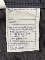 AG Adriano Goldschmied Womens Jeans Black The Stevie Ankle Slim Straight Sz  26R