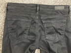 AG Adriano Goldschmied Womens Jeans Black The Stevie Ankle Slim Straight Sz  26R