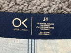 Outerknown Mens Board Shorts Blue Teal Brushstroke Swim Trunks Surf OK Size 34