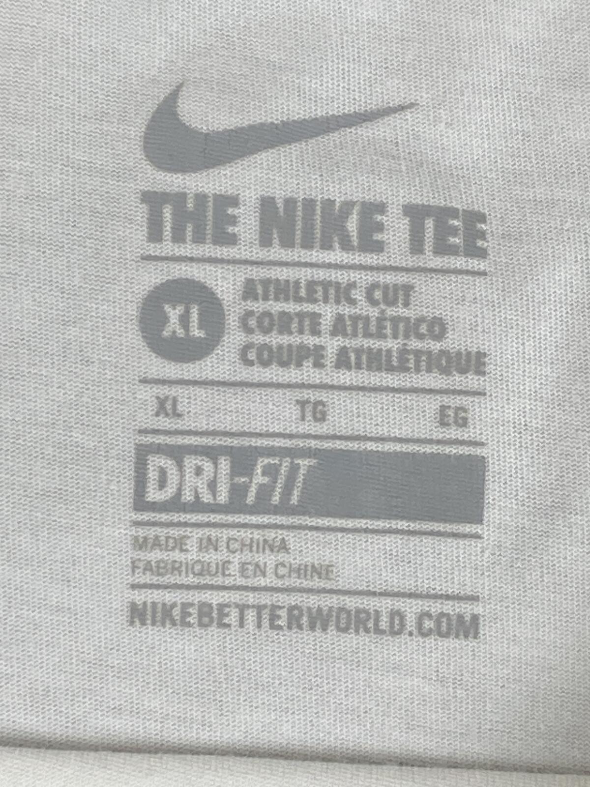 Nike Kobe Bryant Pain Graphic T-Shirt Mens White Dri-Fit Mamba Basketball Sz XL