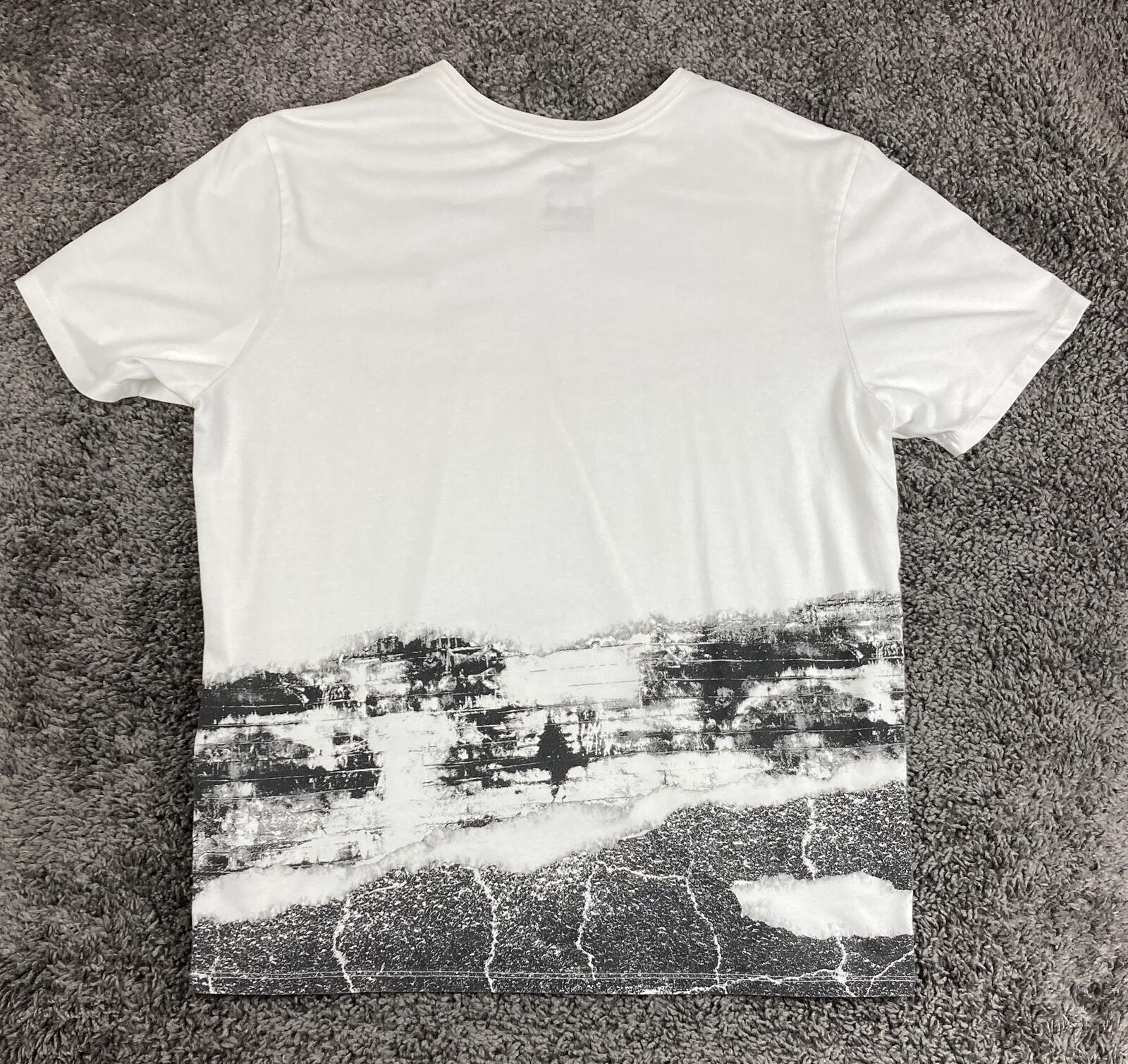 Nike Kobe Bryant Pain Graphic T-Shirt Mens White Dri-Fit Mamba Basketball Sz XL