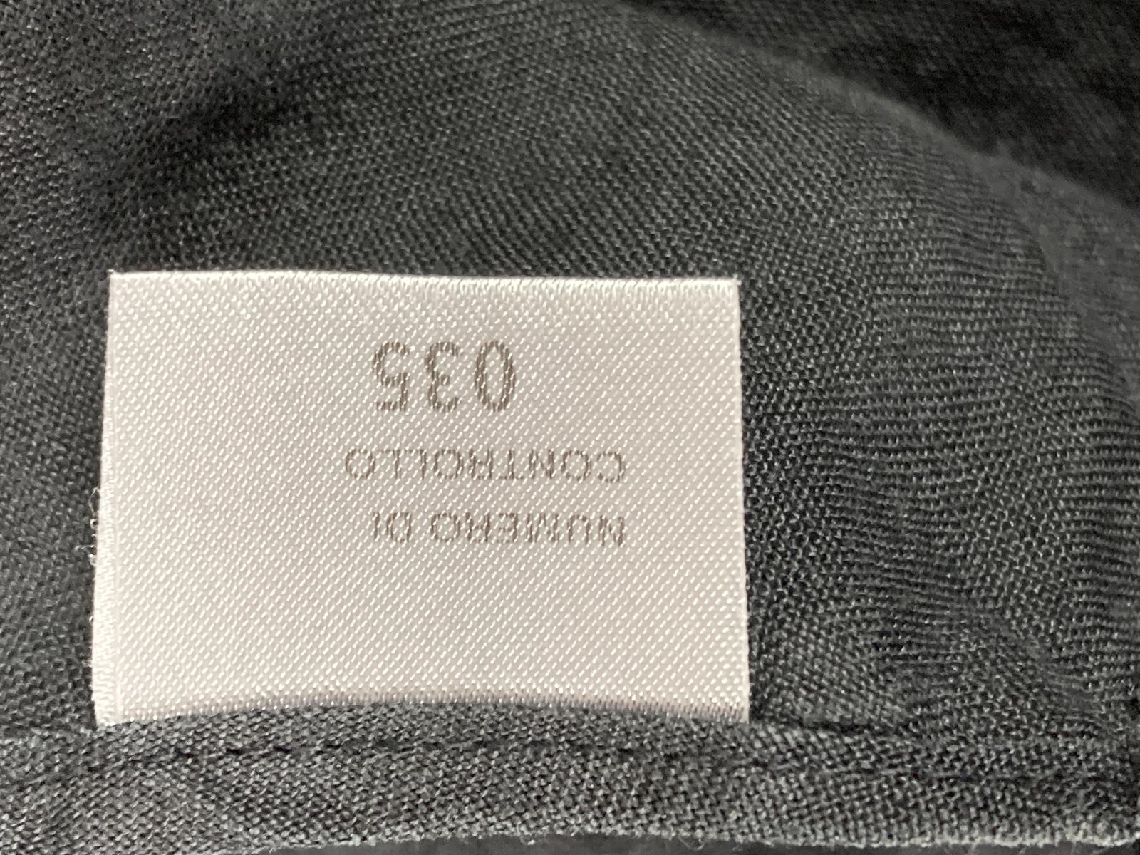 Pronto Uomo Firenze 100% Linen Button Up Shirt Mens Black Pocket Sz XL