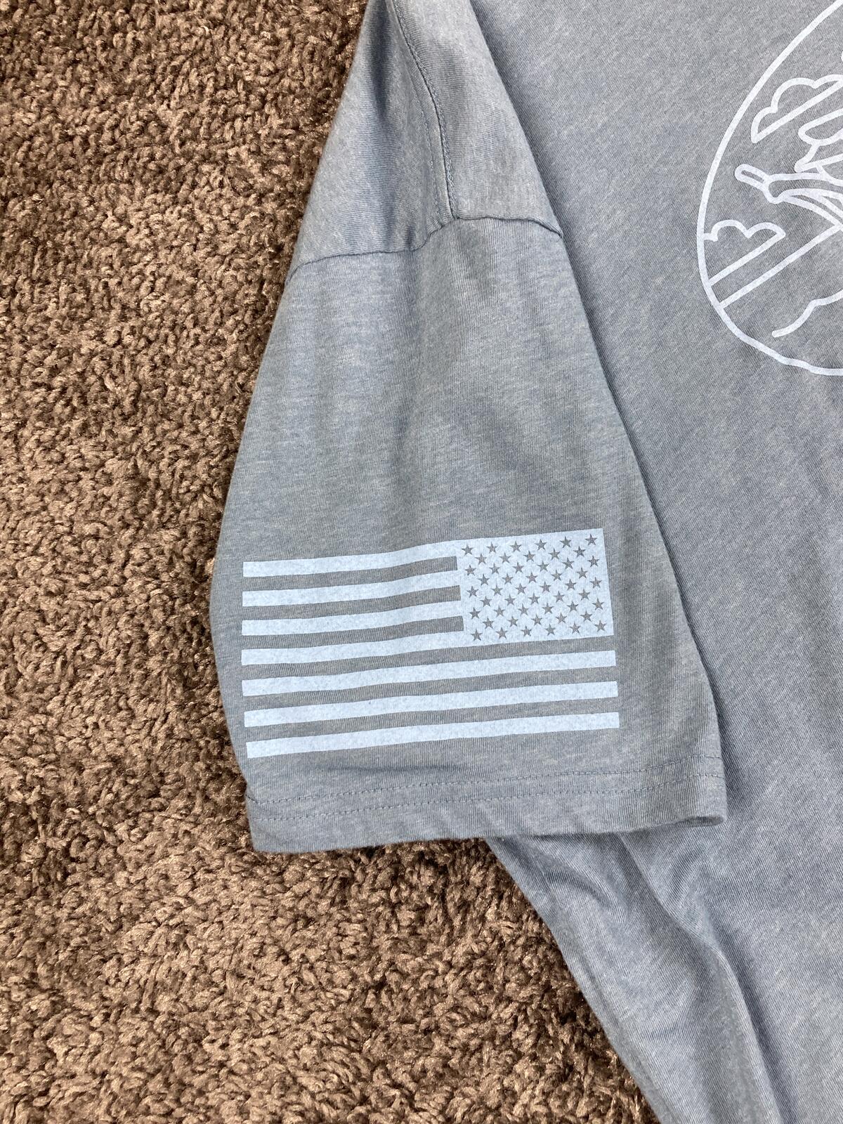 Grunt Style Mens Delaware Crossing T-Shirt George Washington Patriotic Blue 2XL
