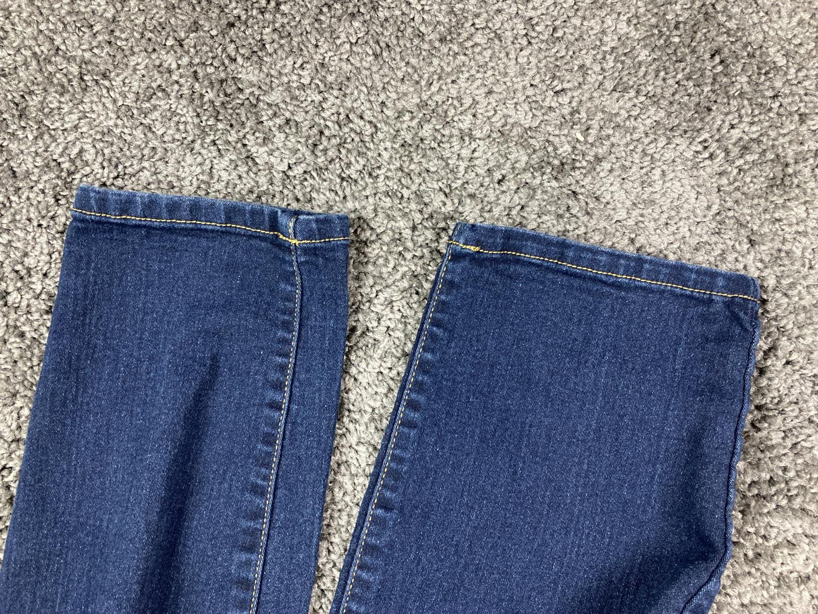 Faith Jeans Womens 16 Dark Wash Skinny Stretch Denim Jeans 32x29
