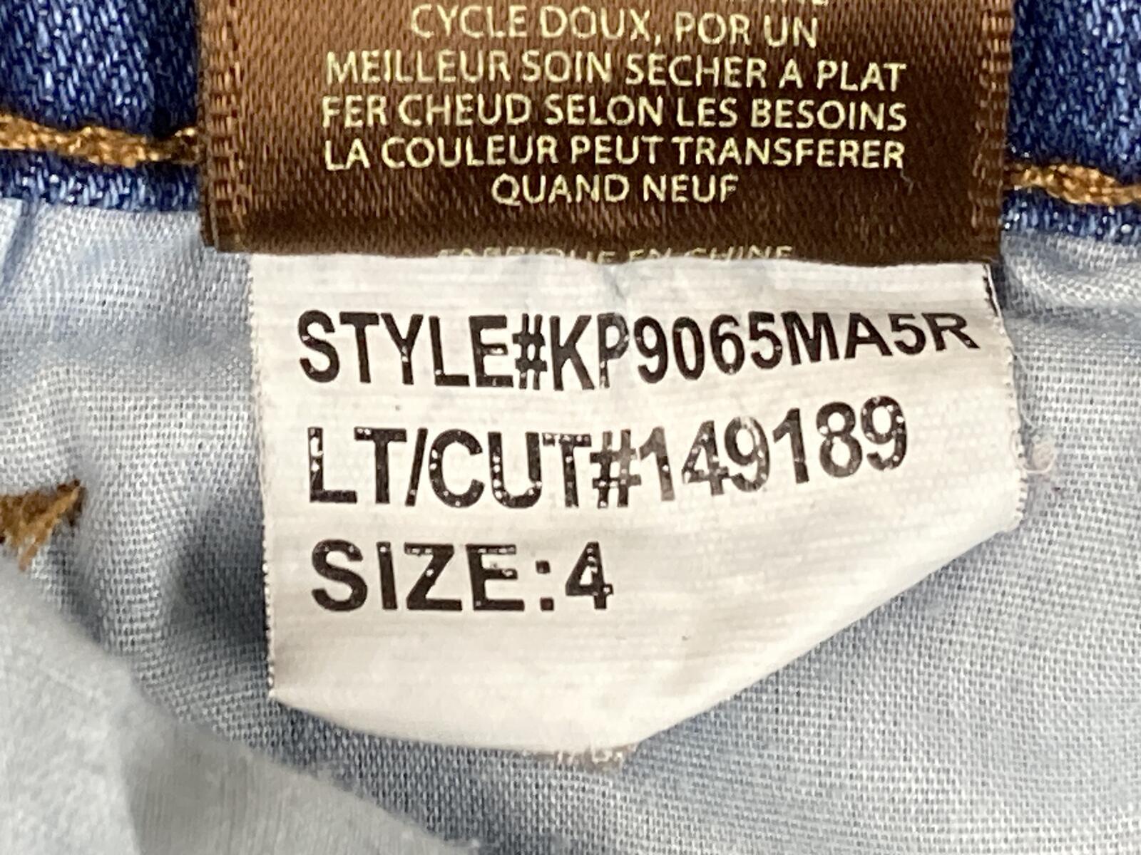 KUT from the Kloth Carrie Boyfriend Jeans Women's Blue Stretch Denim  Size 4