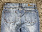 KUT from the Kloth Carrie Boyfriend Jeans Women's Blue Stretch Denim  Size 4