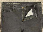 Talbots Flawless High-Waist Jeggings Women's Black Ankle Size 14