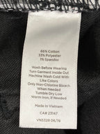 Talbots Flawless High-Waist Jeggings Women's Black Ankle Size 14