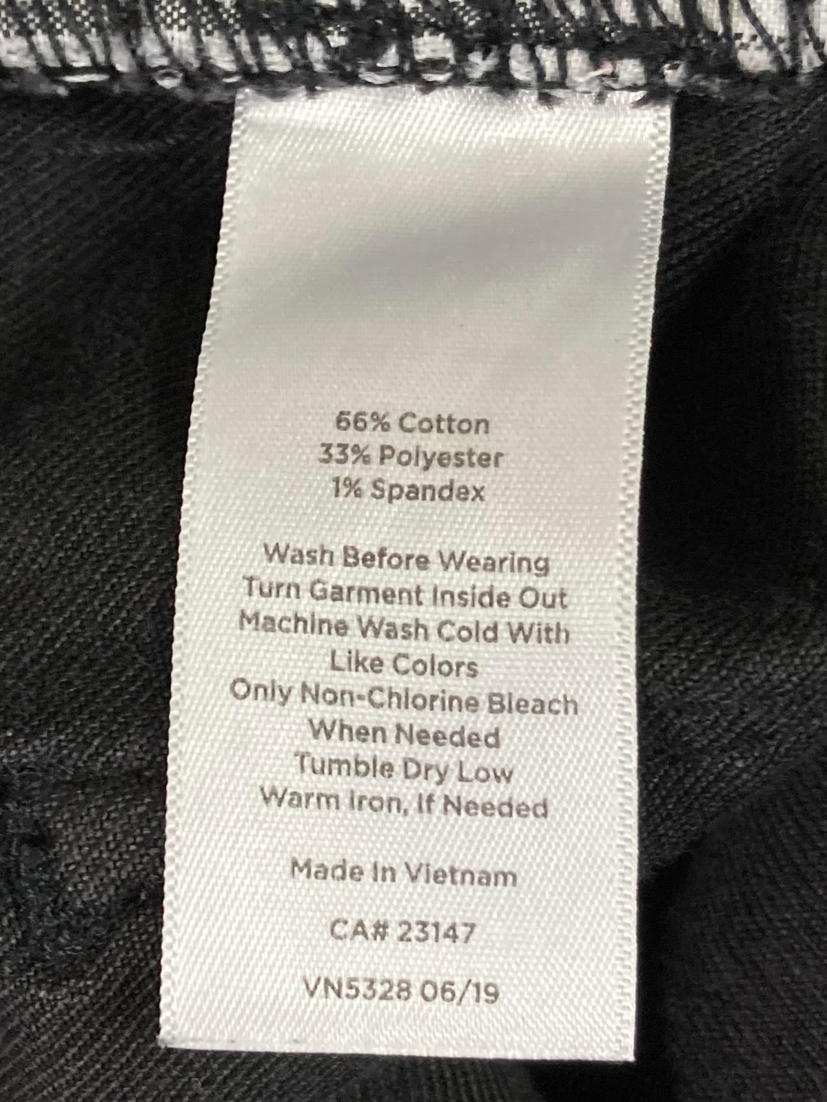Talbots Flawless High-Waist Jeggings Women's Black Ankle Size 14