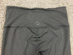 Beyond Yoga Leggings High Rise Women's Black Shiny Tonal Leopard USA Sz L