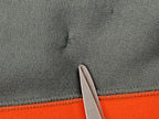 Nike Therma-FIT Hoodie Mens Gray Orange Swoosh Pullover Sweatshirt Sz XL