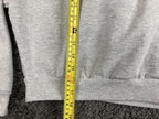 Los Angeles Apparel Pilates Hub Sweatshirt Cropped Women's Gray Quarter Zip S