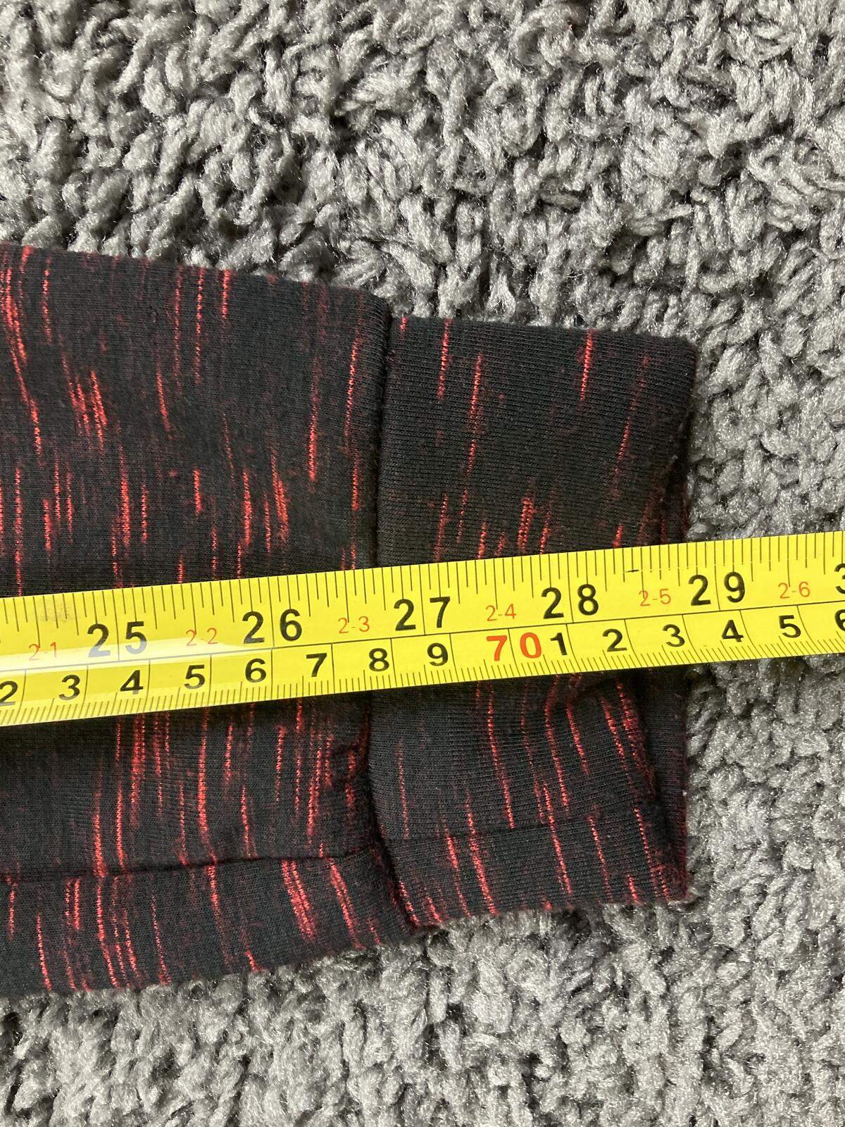 Superdry Sport Gym Tech Joggers Womens Red Black Space Dye Fleece Pants  XS US 4
