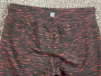 Superdry Sport Gym Tech Joggers Womens Red Black Space Dye Fleece Pants  XS US 4