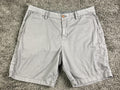 Tommy Bahama Mens Boracay Shorts Gray Chino Flat Front Stretch Sz 36