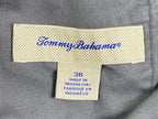 Tommy Bahama Mens Boracay Shorts Gray Chino Flat Front Stretch Sz 36