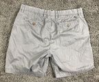 Tommy Bahama Mens Boracay Shorts Gray Chino Flat Front Stretch Sz 36