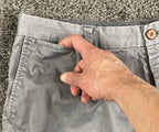 Tommy Bahama Mens Boracay Shorts Gray Chino Flat Front Stretch Sz 36