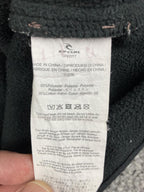 Rip Curl Anti Series Mens Full Zip Hoodie Jacket Beige Gray Fleece Lined Sz L