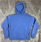 Reebok Sweatshirt Men's Identity Big Logo Fleece Hoodie Blue Slate Sz XL