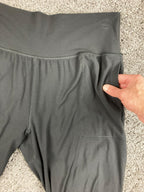Athleta Salutation Jogger Pants Womens Black High Rise Powervita Yoga Pockets L