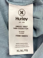 Hurley T-Shirt Graphic Logo Men's Blue Surf Company Sz XL