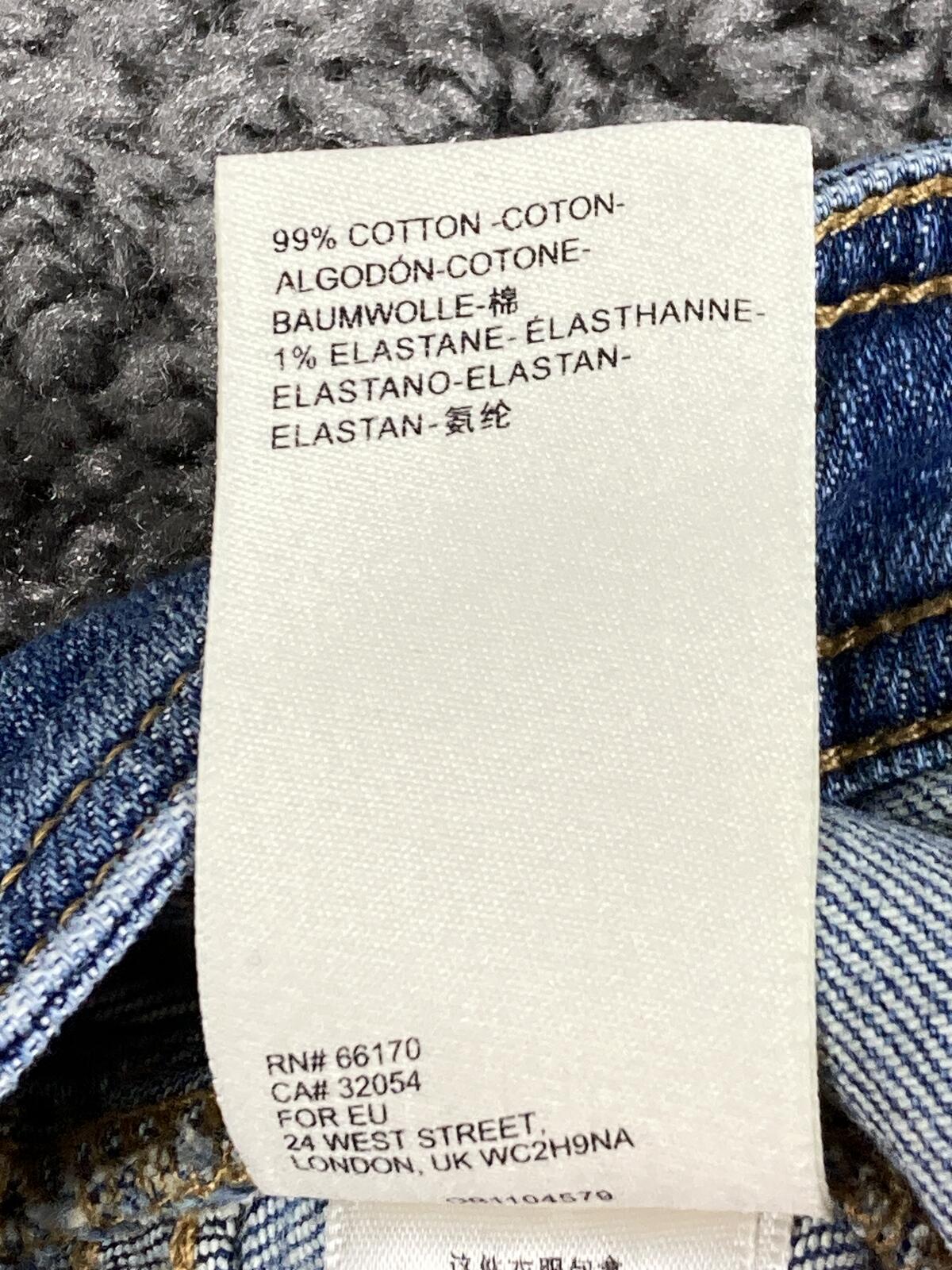 Anthropologie Pilcro Slim Boyfriend Jeans Blue Patch Pocket Medium Wash Sz 26P