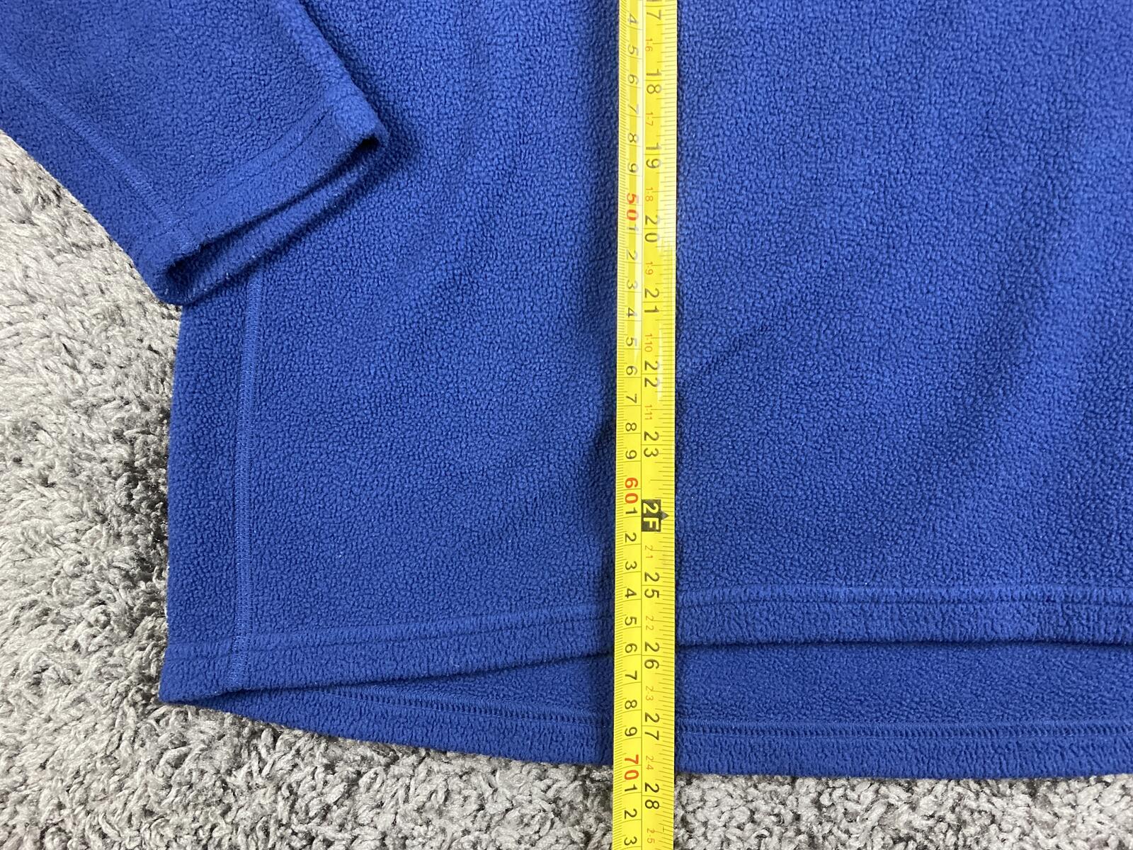 REI Mens Vintage Blue Fleece Pullover Sweater Crewneck Sweatshirt VTG Soft Sz XL
