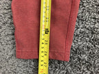 Mack Weldon Mens Red Ace Sweatpants Joggers Cotton Stretch Zip Pockets Sz M