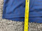 Tommy Bahama Polo Shirt Blue Stripe Mini Corduroy Knit Long Sleeve Men’s Medium