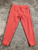 Mack Weldon Mens Red Ace Sweatpants Joggers Cotton Stretch Zip Pockets Sz M