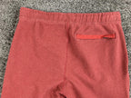 Mack Weldon Mens Red Ace Sweatpants Joggers Cotton Stretch Zip Pockets Sz M