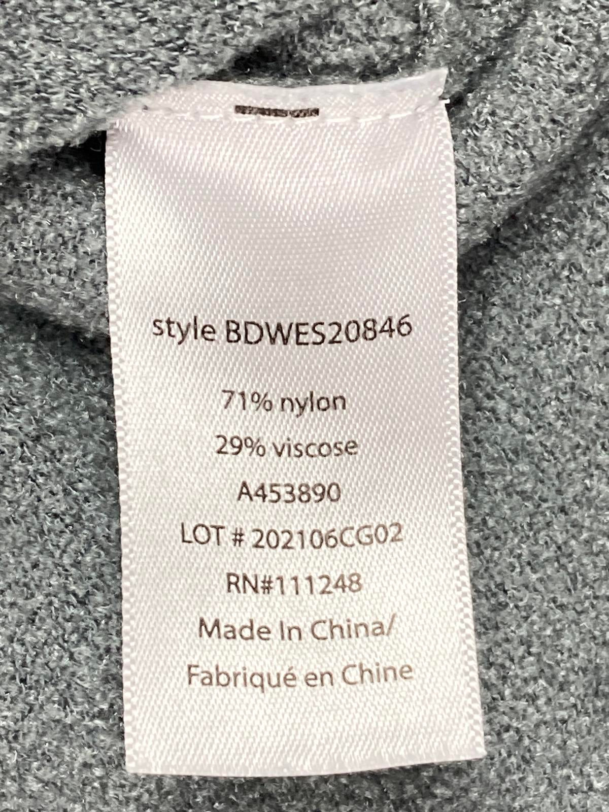 Barefoot Dreams CozyChic Ultra Lite Dockside Pointelle Pullover Sweater Gray Lg