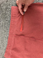 Mack Weldon Mens Red Ace Sweatpants Joggers Cotton Stretch Zip Pockets Sz M