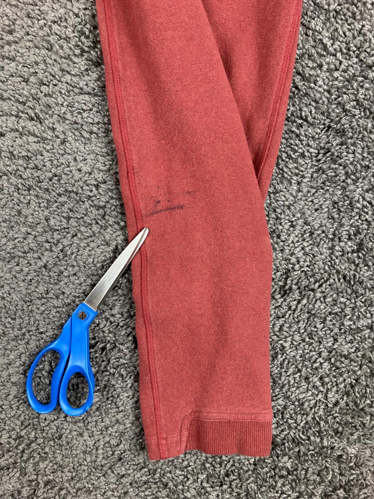 Mack Weldon Mens Red Ace Sweatpants Joggers Cotton Stretch Zip Pockets Sz M