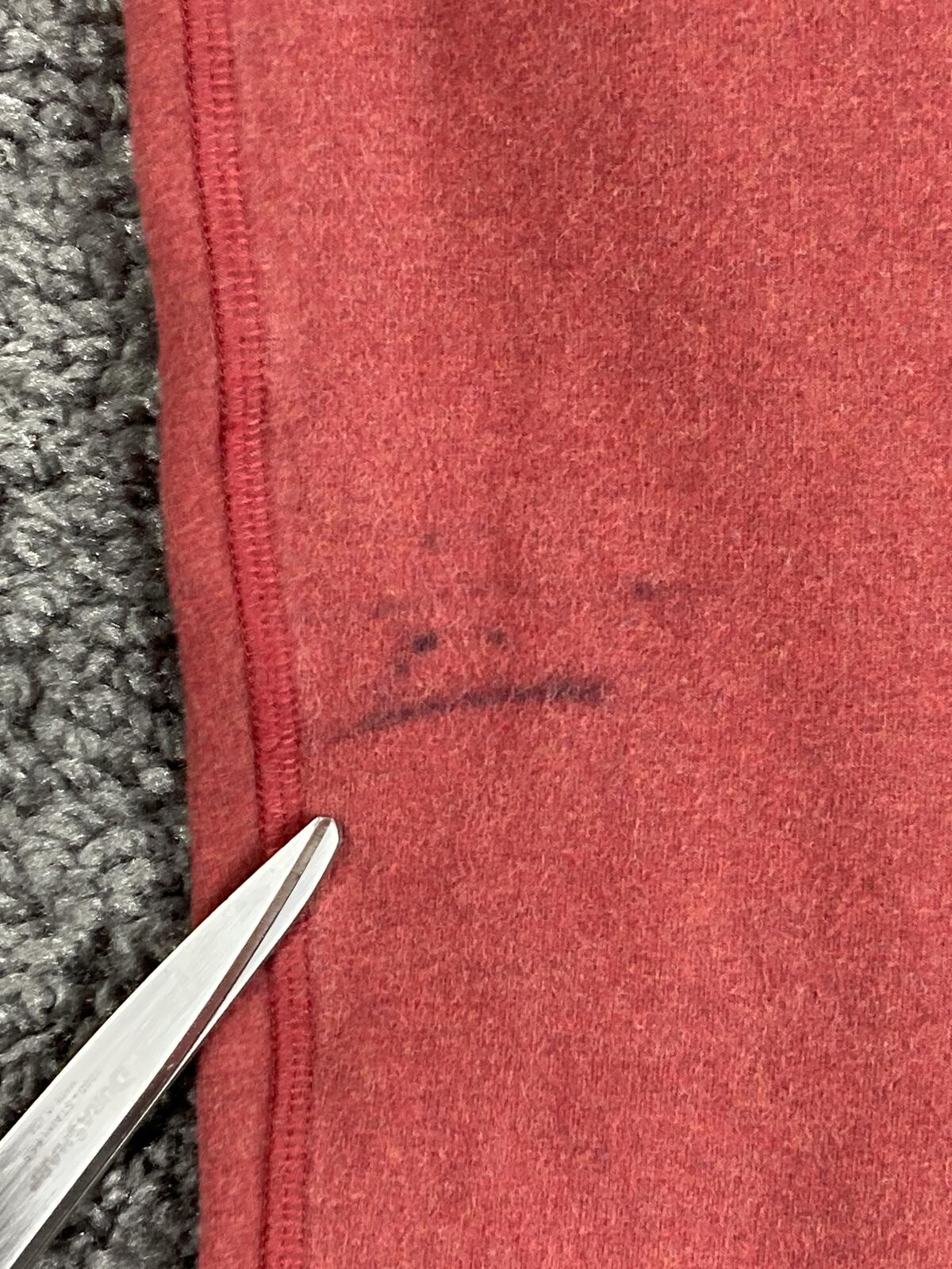 Mack Weldon Mens Red Ace Sweatpants Joggers Cotton Stretch Zip Pockets Sz M