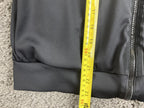 Ultracor Silk Bolt Bomber Jacket Womens Black Lightning Track Full Zip Luxury S