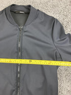 Ultracor Silk Bolt Bomber Jacket Womens Black Lightning Track Full Zip Luxury S