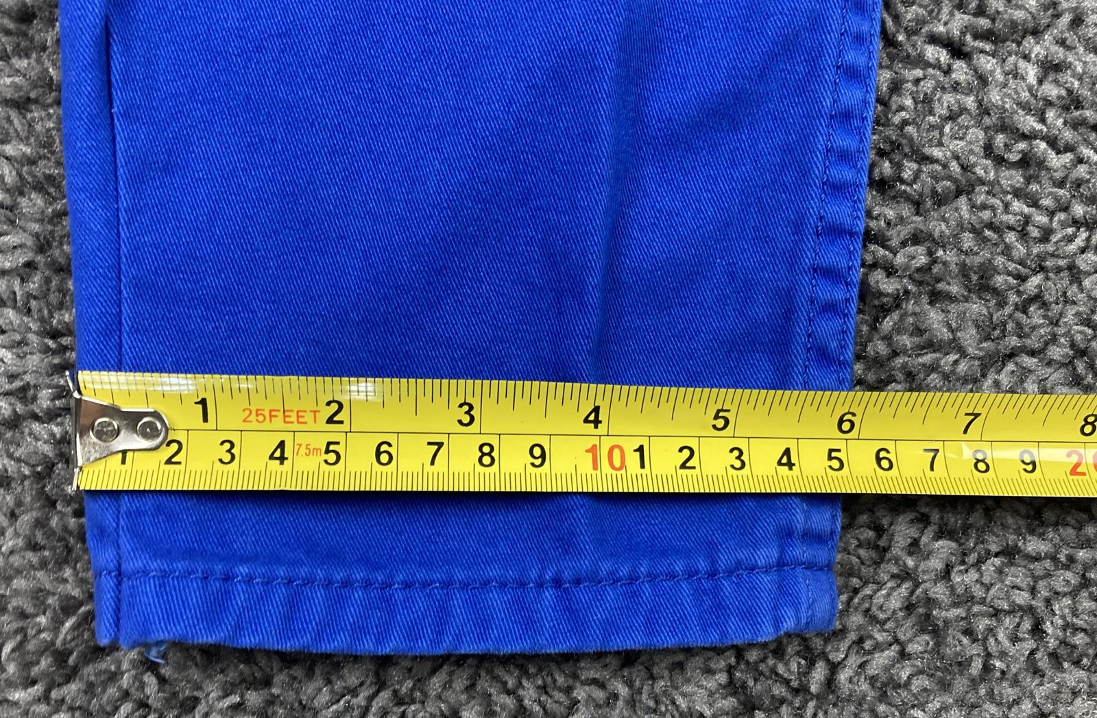 Levi's 514 Straight Fit Men's Jeans Royal Blue Cobalt Denim White Tab Sz 30x32