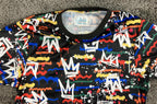 Fresh Prince of Bel-Air Graffiti Crown T-Shirt Mens Hip Hop 90s Streetwear Sz M