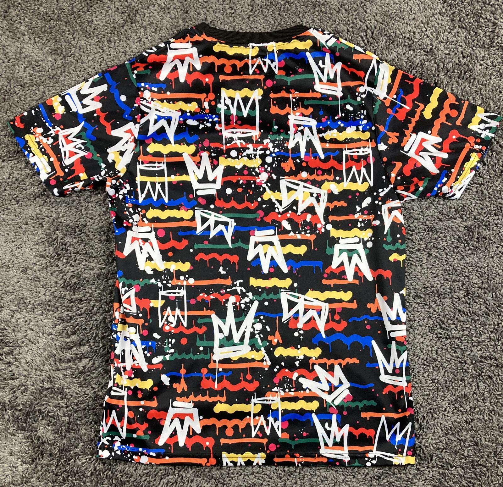 Fresh Prince of Bel-Air Graffiti Crown T-Shirt Mens Hip Hop 90s Streetwear Sz M