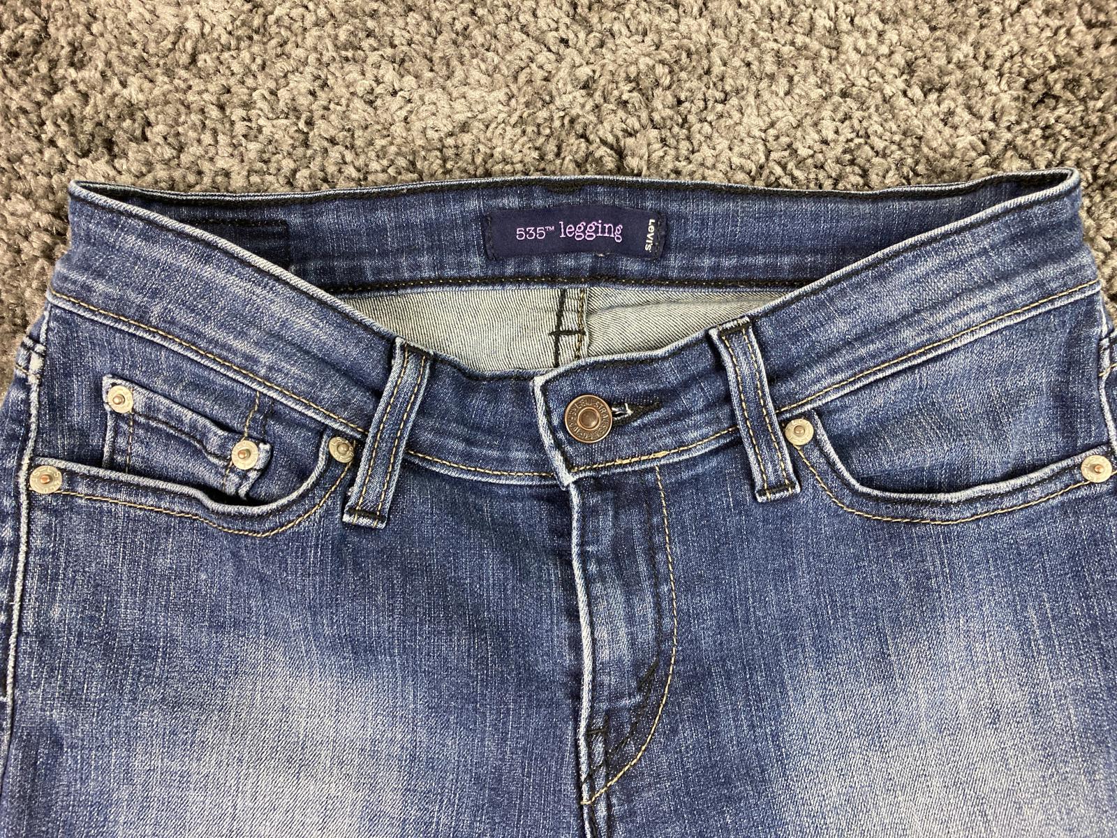 Levi’s 535 Legging Jeans Women’s Size 5 M Medium Wash Stretch Denim