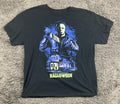 John Carpenter Halloween Mens Black Michael Myers Horror T-Shirt Sz XL