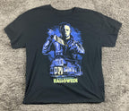 John Carpenter Halloween Mens Black Michael Myers Horror T-Shirt Sz XL