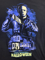John Carpenter Halloween Mens Black Michael Myers Horror T-Shirt Sz XL