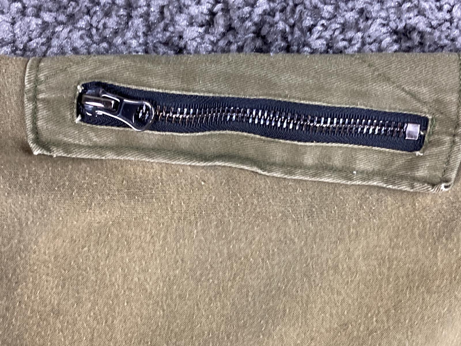 Hoonigan Sweatshirt Utility Crewneck Men’s Olive Green Pocket Zip Sz L