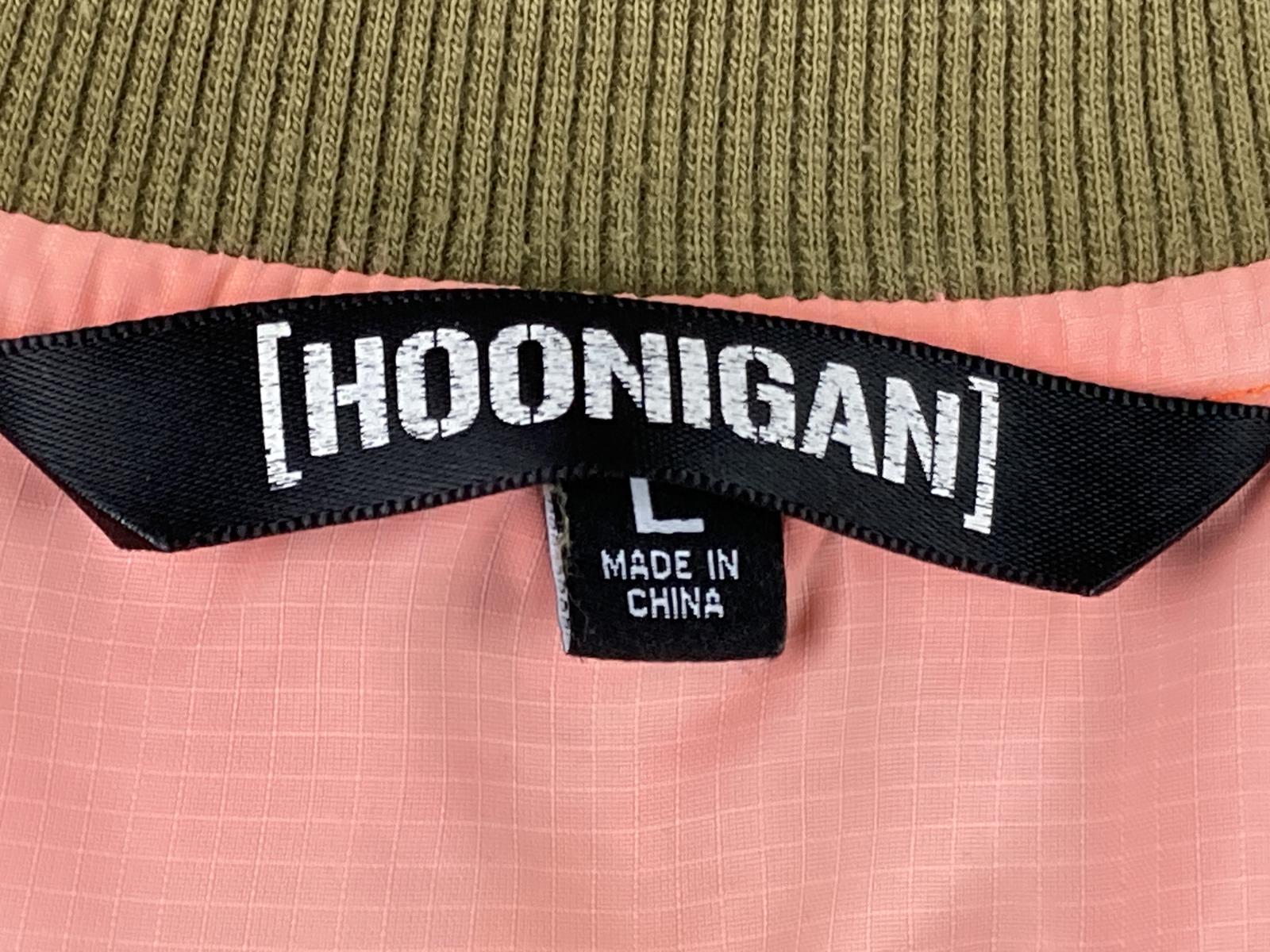 Hoonigan Sweatshirt Utility Crewneck Men’s Olive Green Pocket Zip Sz L