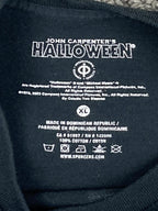 John Carpenter Halloween Mens Black Michael Myers Horror T-Shirt Sz XL