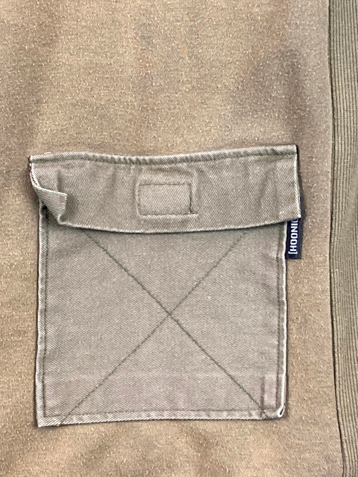 Hoonigan Sweatshirt Utility Crewneck Men’s Olive Green Pocket Zip Sz L